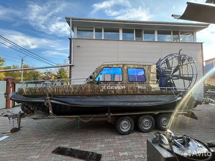 Аэролодка Север 650К с пробегом