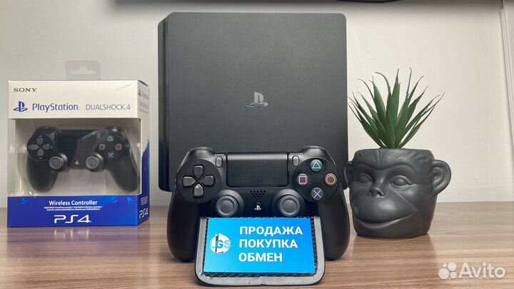 Sony playstation 4 slim 1tb с играми