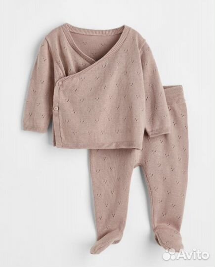 Вязаный костюм для девочки H&M