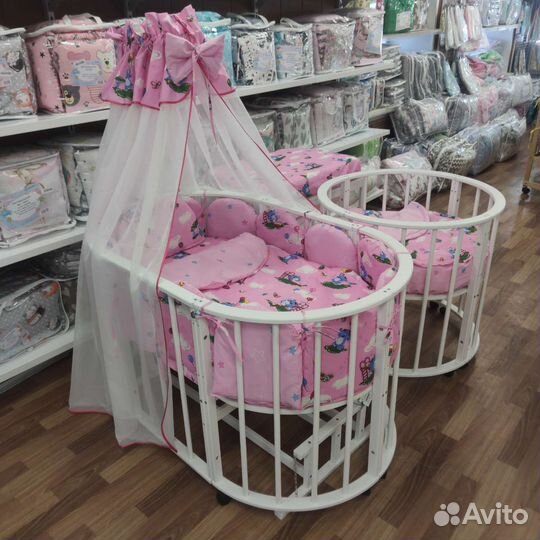 Набор для новорожденных для овальной кровати