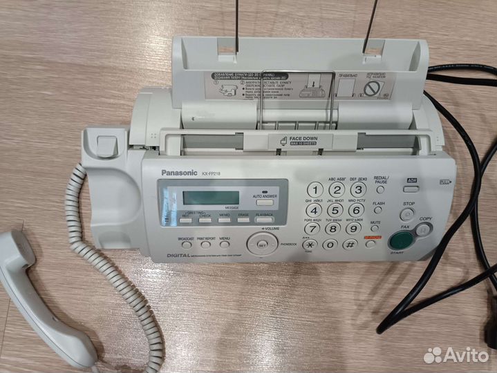 Факс panasonic KX-FP218