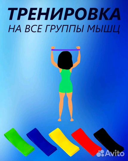 Фитнес резинки новые