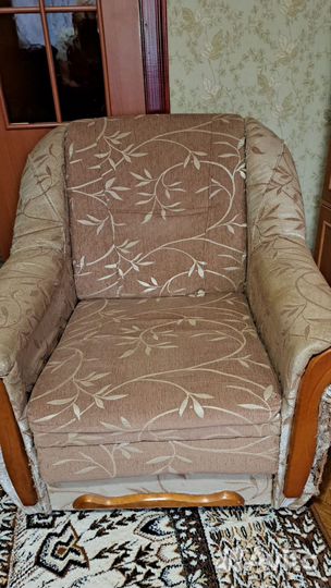 Диван и 2 кресла бу