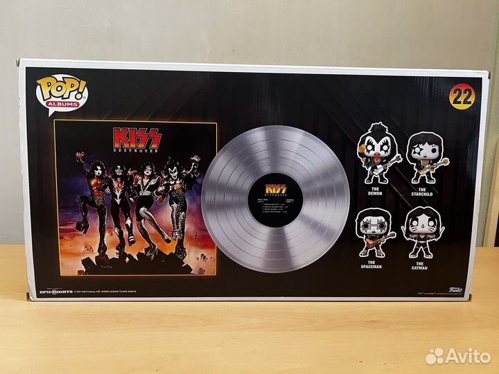 Фигурки Funko POP Albums Deluxe kiss Destroyer