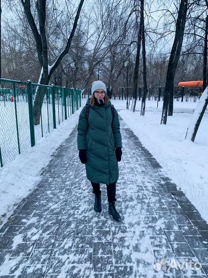 Зимнее пальто женское Снежная Королева 42