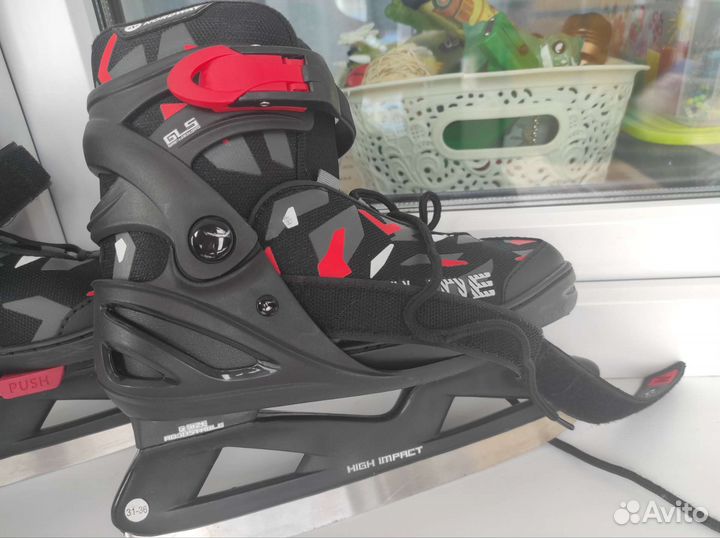 Коньки раздвижные