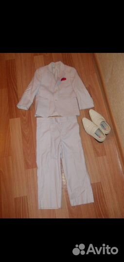 Костюм тройка для мальчика и туфли