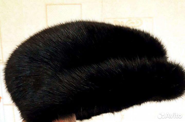 Меховая натуральноя мужская кепка