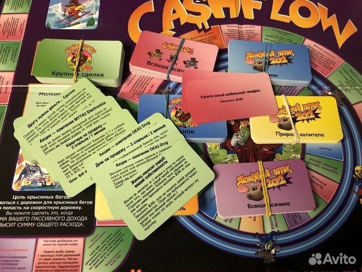 Игра денежный поток cash flow 2 игры в коробке
