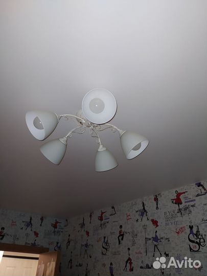 Люстра потолочная бу