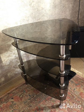 Стеклянная тумба
