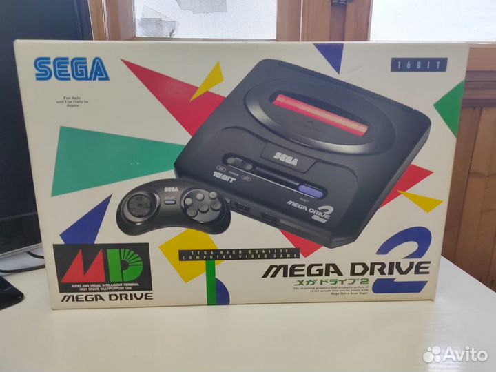 Sega mega drive 2 оригинал полный комплект
