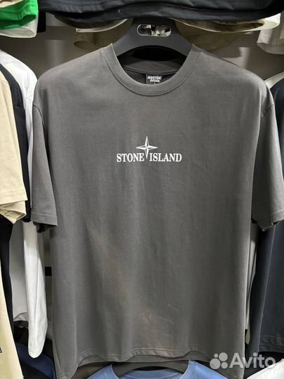 Stone island футболка оверсайз