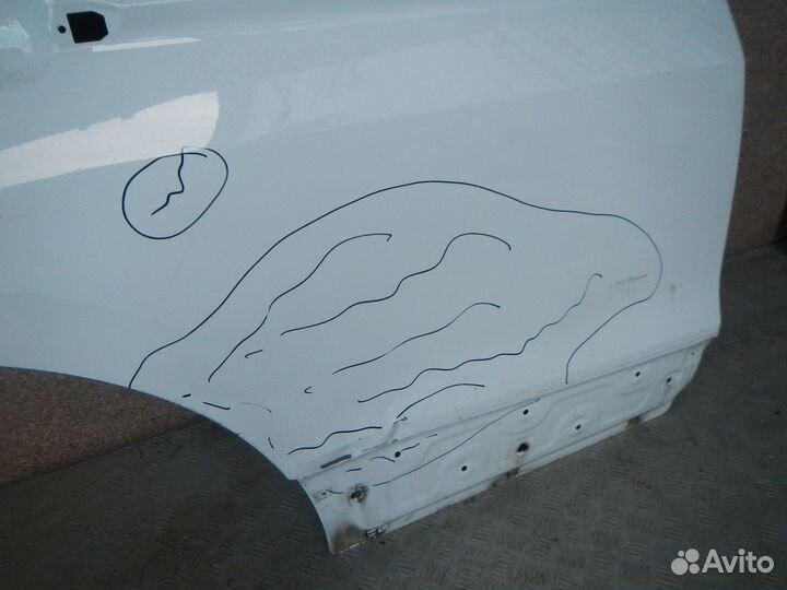 Б/У Б/У Дверь задняя правая, Volkswagen