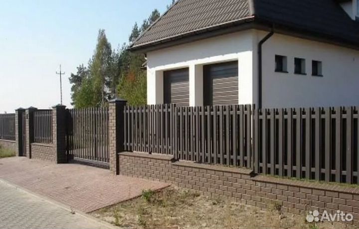 Забор металлический для дома качественно