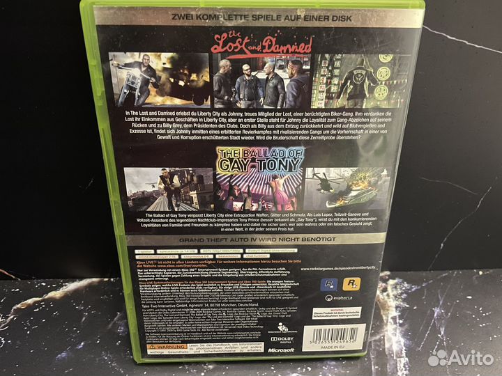 Gta Episode from Liberty city Xbox 360