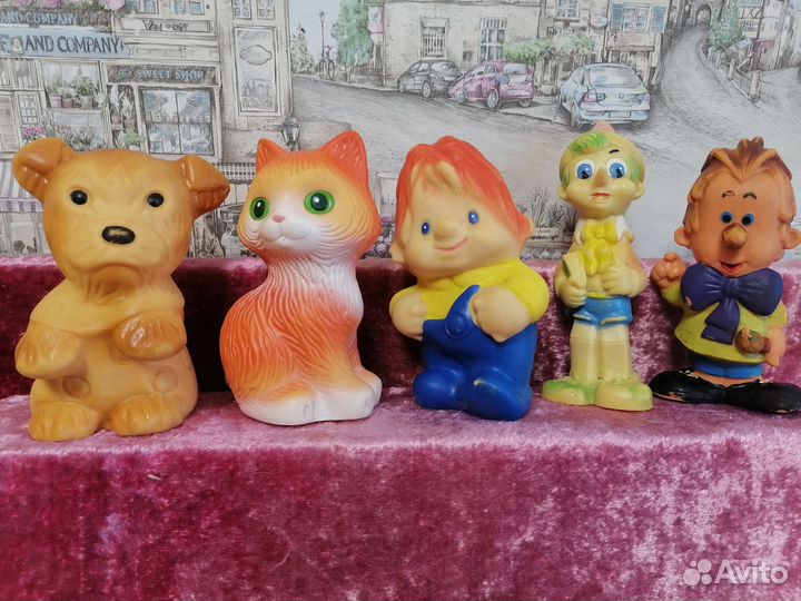 Резиновые игрушки СССР