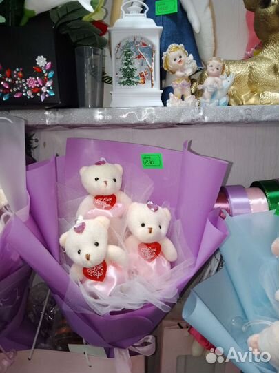 Букеты из мягких игрушек
