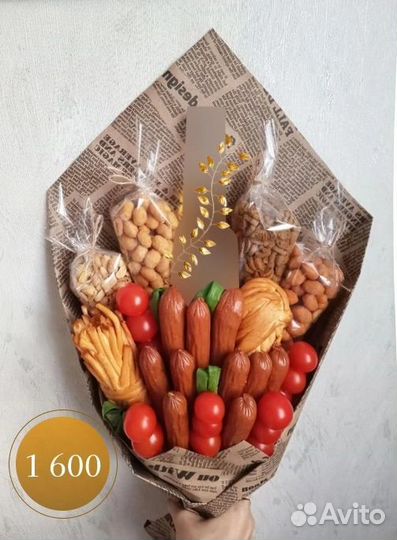 Съедобный букет для мужчины