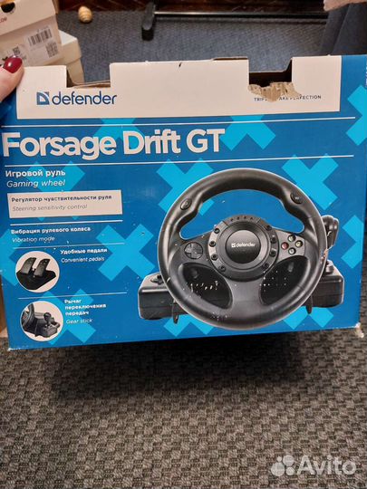Игровой руль defender forsage drift gt