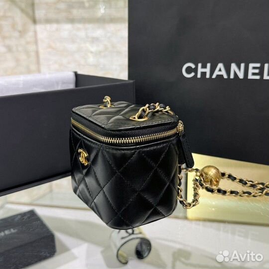 Сумка chanel vanity чёрная