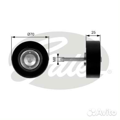 Ролик натяжителя ремня gates T36263