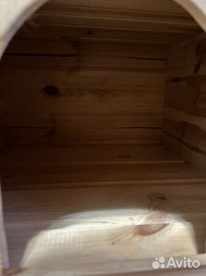 Деревянный домик для кошки или щенка