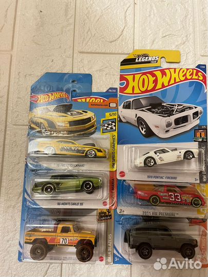 Hot wheels машинки разных лет
