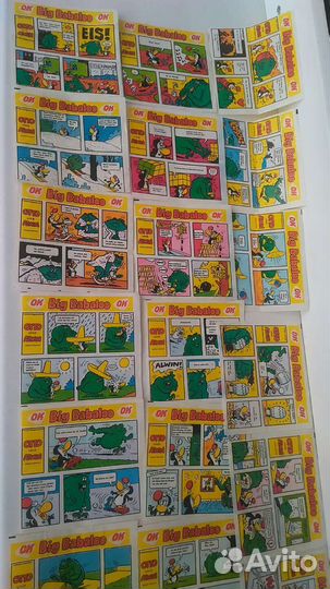 Вкладыши BigBabaloo и фантики одним лотом