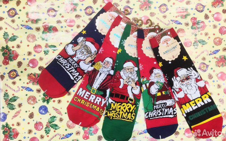 Новогодние носки