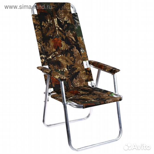 Кресло-шезлонг №3 «Медведь», до 120 кг, цвет микс