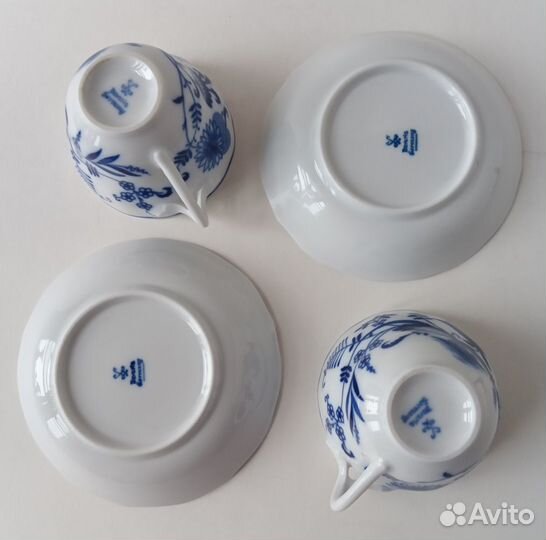 Чайная пара винтаж Bavaria, сахарница Thomas