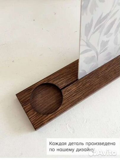 Новая Фоторамка деревянная декоративная