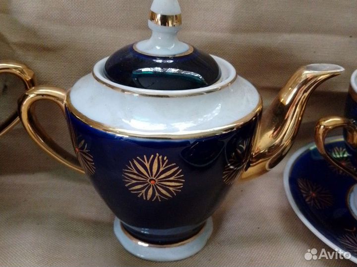 Сервиз чайный кобальт