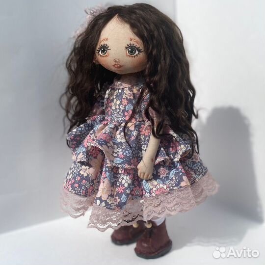 Кукла текстильная, интерьерная, ручной работы