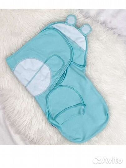 Пеленка кокон на липучках и спальный мешок