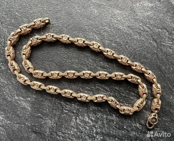 Цепь золотая мужская 585