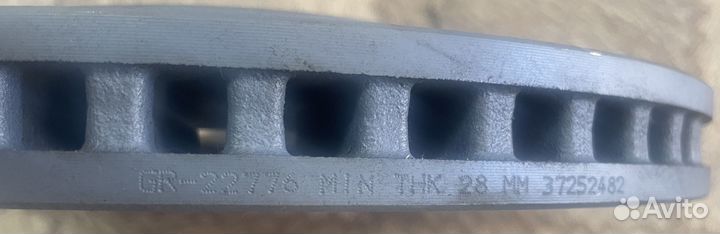 Диск п.тормозной Kia-K5 GT-Line/Sportage GR22776