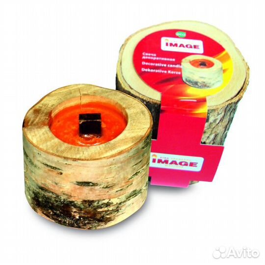 Свеча уличная Дерево 10х13см