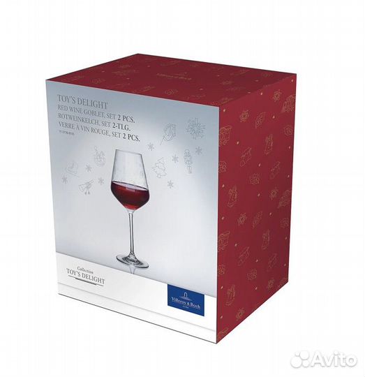 Villeroy Toys новогодние бокалы для вина