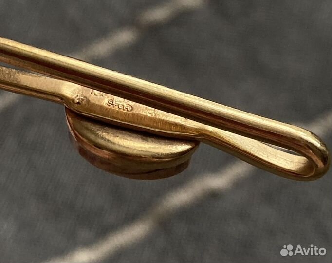 Винтажный зажим для галстука, 