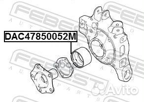 Подшипник ступичный передний 47x85x52 DAC47850052M