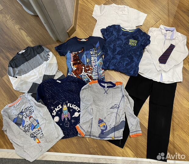 Вещи пакетом на мальчика 128