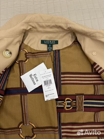 Новый плащ тренч Ralph Lauren Оригинал