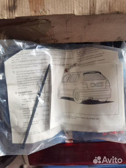 Светодиодный фонарь под спойлер W golf