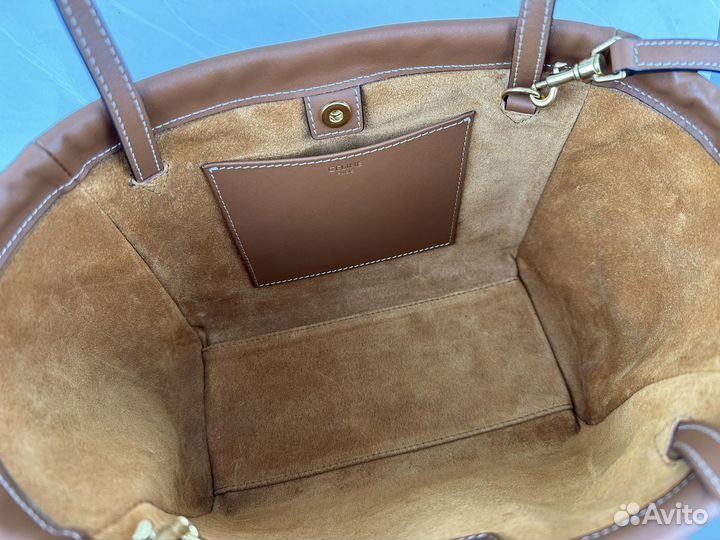 Сумка Celine коричневая кожа