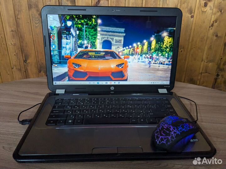 Шустрый ноутбук HP ssd