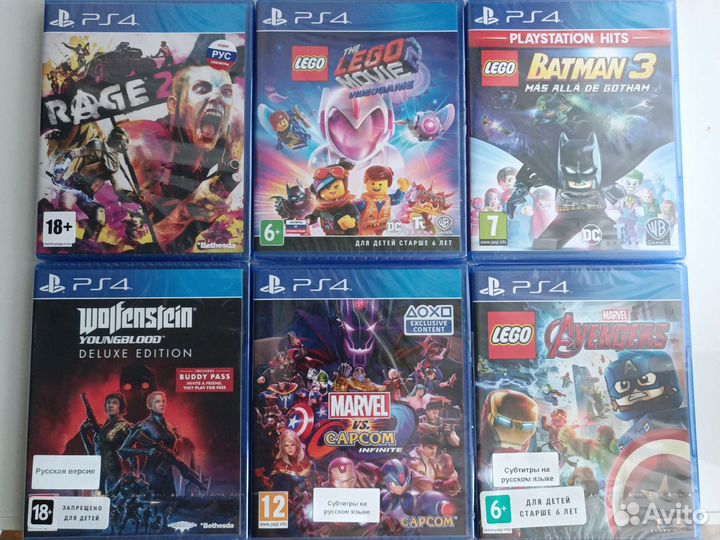 Игры Sony PS 4