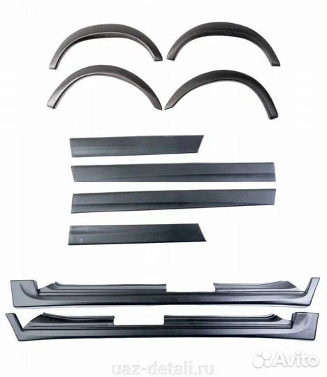 Накладки на пороги ваз 2110