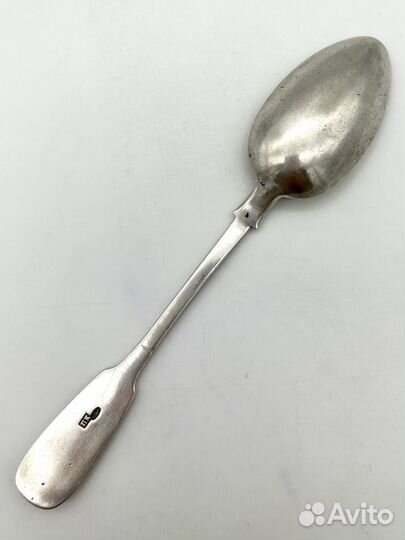 Чайная ложка, серебро 84 проба. Вес 28,2 гр